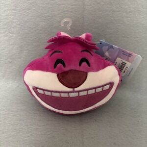 Disney Emoji Alice in Wonderland Reversible CHESHIRE CAT Stuffed Plush 5" NWT
